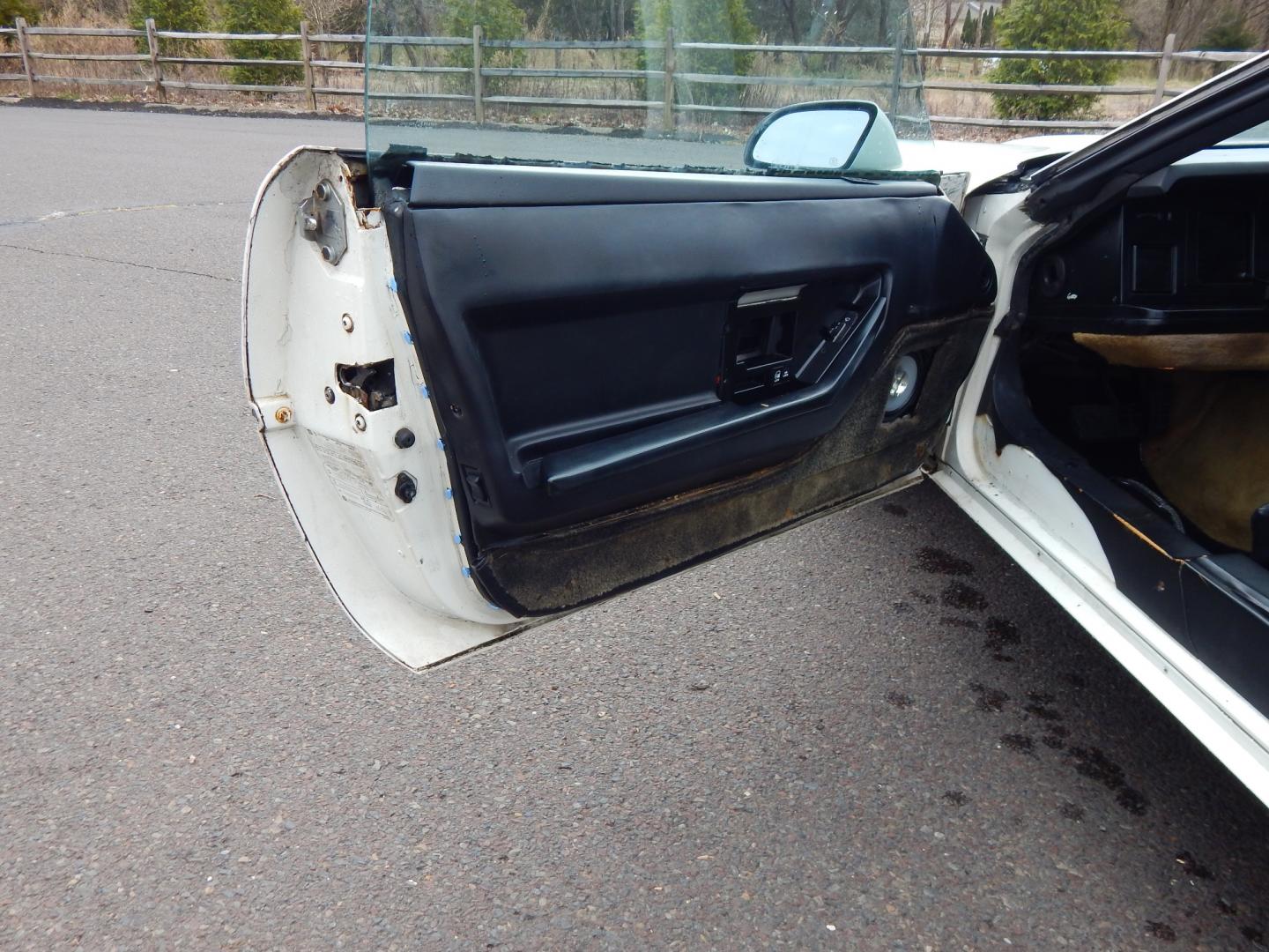 1984 White /Black leather Chevrolet Corvette (1G1AY0789E5) , located at 6528 Lower York Road, New Hope, PA, 18938, (215) 862-9555, 40.358707, -74.977882 - Here for sale is a good running 1984 Chevrolet Corvette Coupe. Under the hood is a strong 5.7 liter V8 which puts power to the rear wheels via a good shifting automatic transmission. Seats are recently reupholstered in Black leather and look great. Removable targa top. Power windows, power locks, - Photo#13